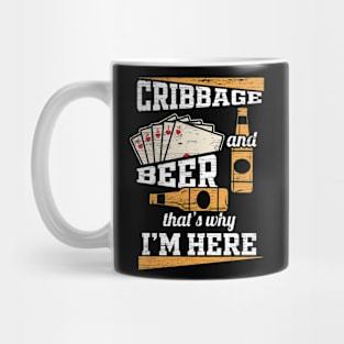 Cribbage And Beer Cribbage Player Mug